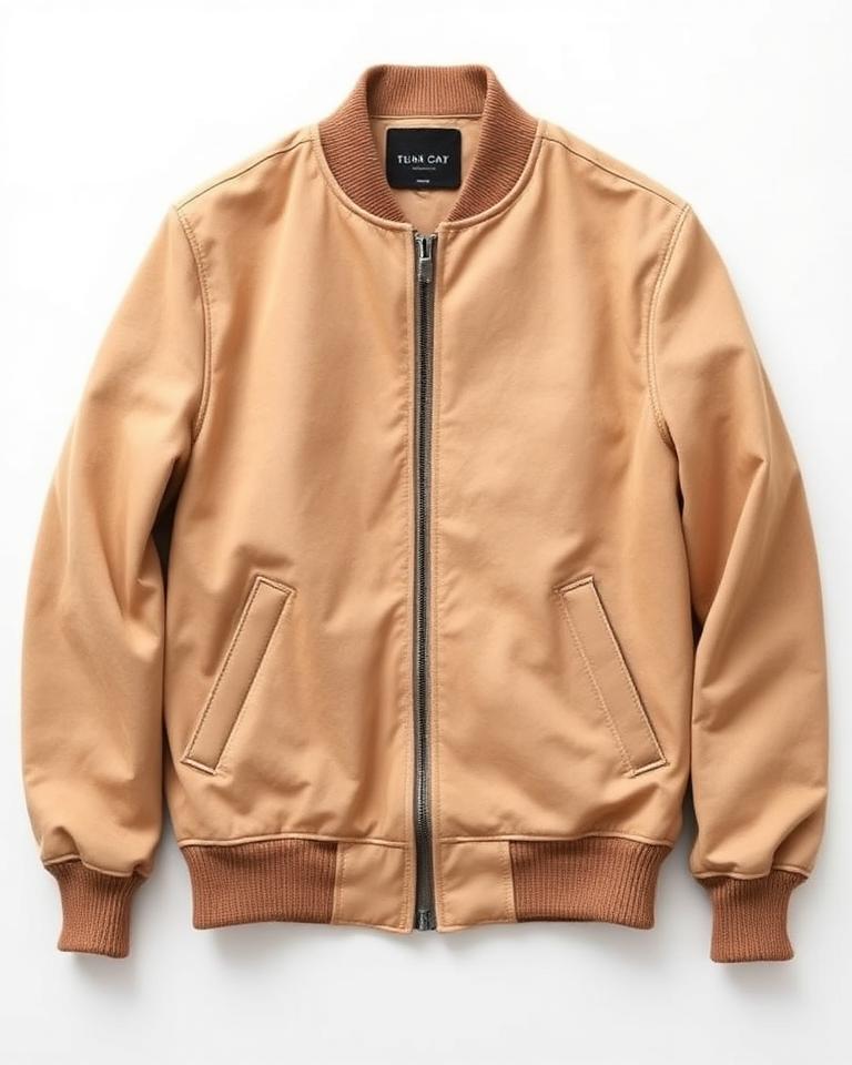 Suede Bomber Jacket